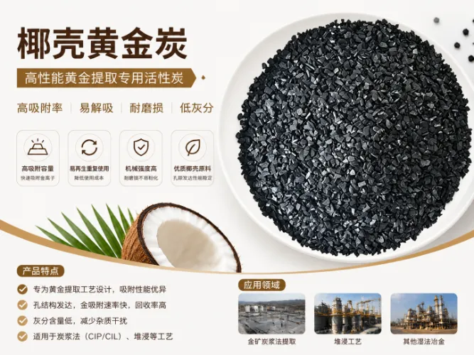 Huajing Apricot-Shell Gold-Recovery Carbon: aiutare le miniere a ridurre i costi e aumentare i rendimenti dell'oro